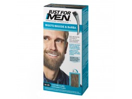 Just for men bigote y barba colorante en gel castaño claro Imagen del producto Just for men bigote y barba colorante en gel castaño claro
