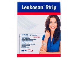 Leukosan strip 3 mm x 75 mm 2 uds Imagen del producto Leukosan strip 3 mm x 75 mm 2 uds
