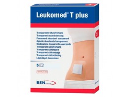 Leukomed t plus aposito 8 cm x 15 cm 5 uds Imagen del producto Leukomed t plus aposito 8 cm x 15 cm 5 uds