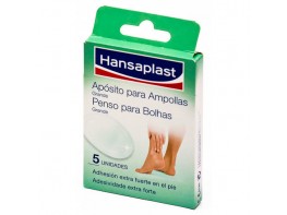 Hansaplast med apósitos ampollas grande 5uds Imagen del producto Hansaplast med apósitos ampollas grande 5uds
