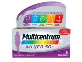 Multicentrum Mujer 50+ multivitamínico 90 comprimidos Imagen del producto Multicentrum Mujer 50+ multivitamínico 90 comprimidos