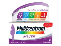 Multicentrum Mujer multivitamínico 90 comprimidos Imagen del producto Multicentrum Mujer multivitamínico 90 comprimidos