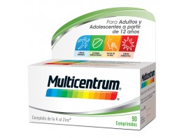 Multicentrum adultos multivitamínico 90 comprimidos Imagen del producto Multicentrum adultos multivitamínico 90 comprimidos