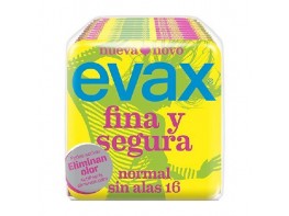 Evax compresas fina y segura normal 16 und Imagen del producto Evax compresas fina y segura normal 16 und
