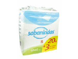 Sabanindas extra protect 60x60cm 20 und Imagen del producto Sabanindas extra protect 60x60cm 20 und