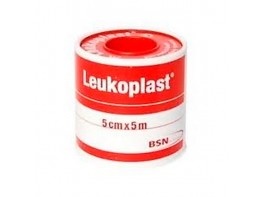 Leukoplast esparadrapo blanco 5m x 5cm Imagen del producto Leukoplast esparadrapo blanco 5m x 5cm