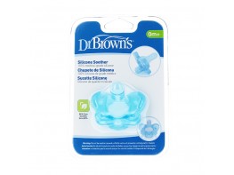 Dr.Brown's chupete silicona azul 0-6 meses Imagen del producto Dr.Brown's chupete silicona azul 0-6 meses