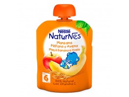 Nestlé Natunes bolsita manzana plátano y avena 90g Imagen del producto Nestlé Natunes bolsita manzana plátano y avena 90g