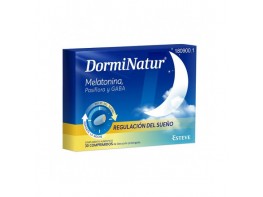 Dorminatur Melatonina, Pasiflora y Gaba 30 compr Imagen del producto Dorminatur Melatonina, Pasiflora y Gaba 30 compr