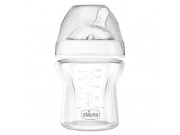 Chicco Natural Feeling biberón cristal +0m 150ml Imagen del producto Chicco Natural Feeling biberón cristal +0m 150ml