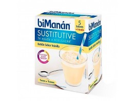 BIMANAN BATIDO VAINILLA 55 GR X 6 SOBRES Imagen del producto BIMANAN BATIDO VAINILLA 55 GR X 6 SOBRES