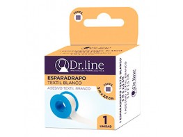 Dr line esparadrapo tela blanco 5mx2,5cm Imagen del producto Dr line esparadrapo tela blanco 5mx2,5cm
