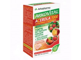 Arkopharma Arkovital acerola 1000 vitamina C 30 comprimidos Imagen del producto Arkopharma Arkovital acerola 1000 vitamina C 30 comprimidos