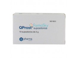 Qprost 10 supositorios Imagen del producto Qprost 10 supositorios