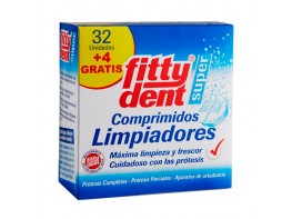 FITTYDENT LIMPIADOR 32 TABLETAS + 4 GRAT Imagen del producto FITTYDENT LIMPIADOR 32 TABLETAS + 4 GRAT