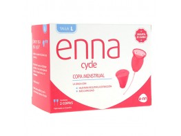 ENNA CYCLE COPA MENSTRUAL T/L 2 UDS Imagen del producto ENNA CYCLE COPA MENSTRUAL T/L 2 UDS