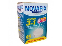 Novafix tabletas limpiadoras triple acción de 66 unidades Imagen del producto Novafix tabletas limpiadoras triple acción de 66 unidades