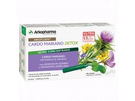 Arkofluido Cardo Mariano 20 ampollas Imagen del producto Arkofluido Cardo Mariano 20 ampollas