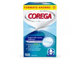 Corega oxígeno bio-activo 108 tabletas Imagen del producto Corega oxígeno bio-activo 108 tabletas