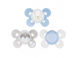 Chicco Chupete physio silicona niño 0-6 meses 2u Imagen del producto Chicco Chupete physio silicona niño 0-6 meses 2u