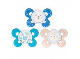 Chicco Chupete physio silicona niño 6-16 meses 2u Imagen del producto Chicco Chupete physio silicona niño 6-16 meses 2u
