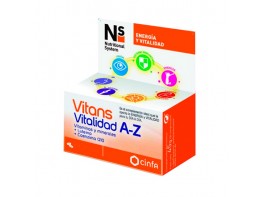 N+S vitans vitalidad a-z 100 comprimidos Imagen del producto N+S vitans vitalidad a-z 100 comprimidos