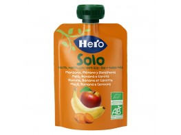Hero Baby Solo ecológico manzana plátano y zanahorias bolsa 100g Imagen del producto Hero Baby Solo ecológico manzana plátano y zanahorias bolsa 100g