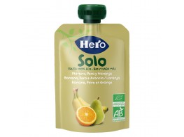 Hero Baby Solo ecológico plátano pera y naranja bolsa 100g Imagen del producto Hero Baby Solo ecológico plátano pera y naranja bolsa 100g