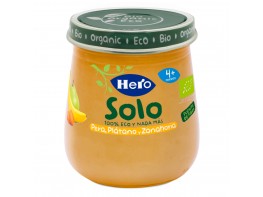 Hero Baby Solo ecológico pera plátano zanahorias 120g Imagen del producto Hero Baby Solo ecológico pera plátano zanahorias 120g
