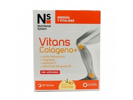 N+S Vitans Cogni colágeno + vainilla 30 sobres Imagen del producto N+S Vitans Cogni colágeno + vainilla 30 sobres