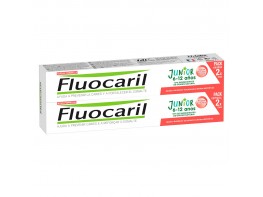 Fluocaril junior gel frutos rojos 75mx2u Imagen del producto Fluocaril junior gel frutos rojos 75mx2u