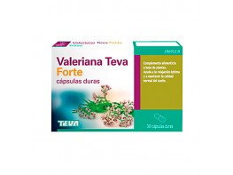 Valeriana teva forte 450mg 30 cápsulas Imagen del producto Valeriana teva forte 450mg 30 cápsulas