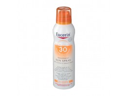 Eucerin Solar corporal dry spray transparente 30 200ml Imagen del producto Eucerin Solar corporal dry spray transparente 30 200ml