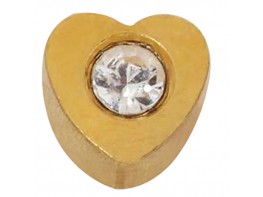 Inverness pendientes 25C Corazón dorado Imagen del producto Inverness pendientes 25C Corazón dorado