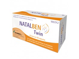 Natalben twin embarazo gemelar 30 cápsulas Imagen del producto Natalben twin embarazo gemelar 30 cápsulas