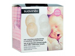 Suavinex Set conchas protectoras + Recolectoras Imagen del producto Suavinex Set conchas protectoras + Recolectoras