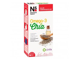 N+s omega 3 chia 60 capsulas Imagen del producto N+s omega 3 chia 60 capsulas