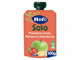 Hero manzana platano fresa bolsita 100gr Imagen del producto Hero manzana platano fresa bolsita 100gr