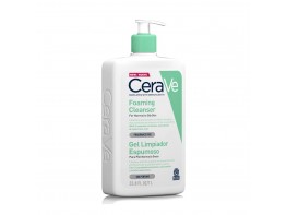 Cerave gel limpiador espumoso familiar 1L Imagen del producto Cerave gel limpiador espumoso familiar 1L