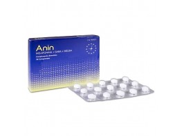 Anin melatonina + gaba + melisa 30 comprimidos Imagen del producto Anin melatonina + gaba + melisa 30 comprimidos