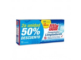 Fittydent limpiador 72 pack 2ª ui 50 % Imagen del producto Fittydent limpiador 72 pack 2ª ui 50 %
