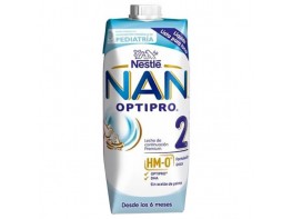 Nestlé Nan Optipro 2 500ml Imagen del producto Nestlé Nan Optipro 2 500ml