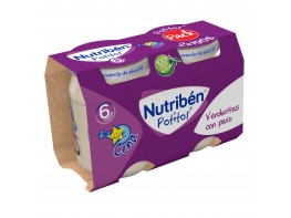 Nutriben bipack cena verduritas con pavo 2x190g Imagen del producto Nutriben bipack cena verduritas con pavo 2x190g