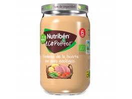 Nutribén Ecopotitos verduras de la huerta con pollo de corral y omega3
235gr Imagen del producto Nutribén Ecopotitos verduras de la huerta con pollo de corral y omega3
235gr