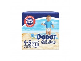 Dodot Pañal splashers T/4 9-15kg 11uds Imagen del producto Dodot Pañal splashers T/4 9-15kg 11uds