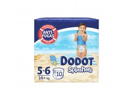 Dodot Pañal splashers T/5 +14kg 10uds Imagen del producto Dodot Pañal splashers T/5 +14kg 10uds