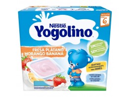 Nestlé Yogolino fresa y platano 4 x 100g Imagen del producto Nestlé Yogolino fresa y platano 4 x 100g