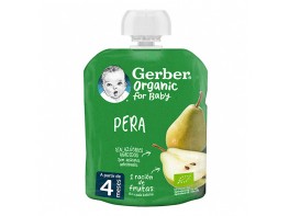 Nestle gerber pouch organic pera 90gr Imagen del producto Nestle gerber pouch organic pera 90gr
