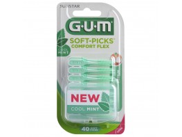 Gum soft picks confort flex reg mint 40uds Imagen del producto Gum soft picks confort flex reg mint 40uds