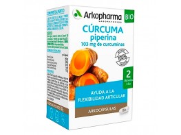 Arkocapsulas bio curcuma piperina 80caps Imagen del producto Arkocapsulas bio curcuma piperina 80caps